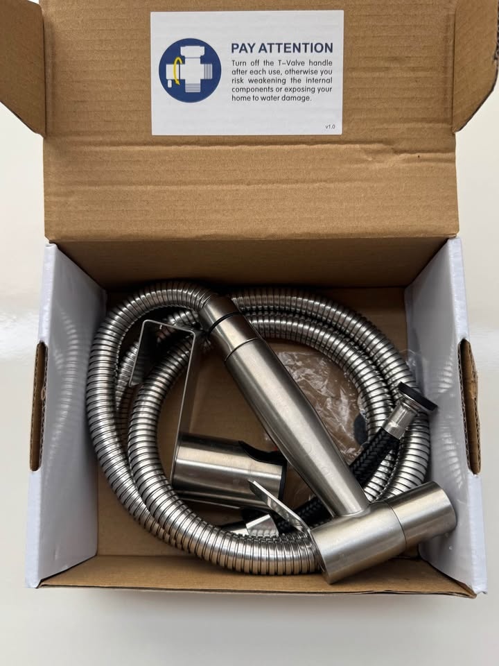 Arofa Stainless Steel Handheld Bidet Sprayer - New - photo 2