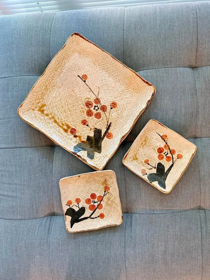 Vintage Japanese Ceramic Plates