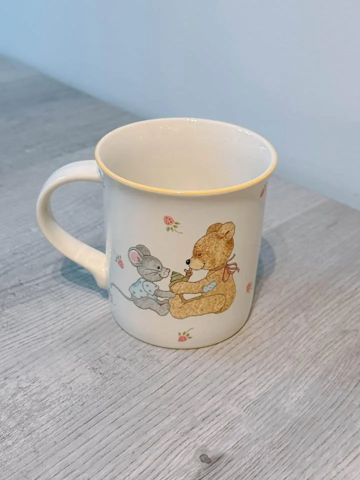 Vintage Mikasa Teddy Dinner Plate & Cup image indicator(4)