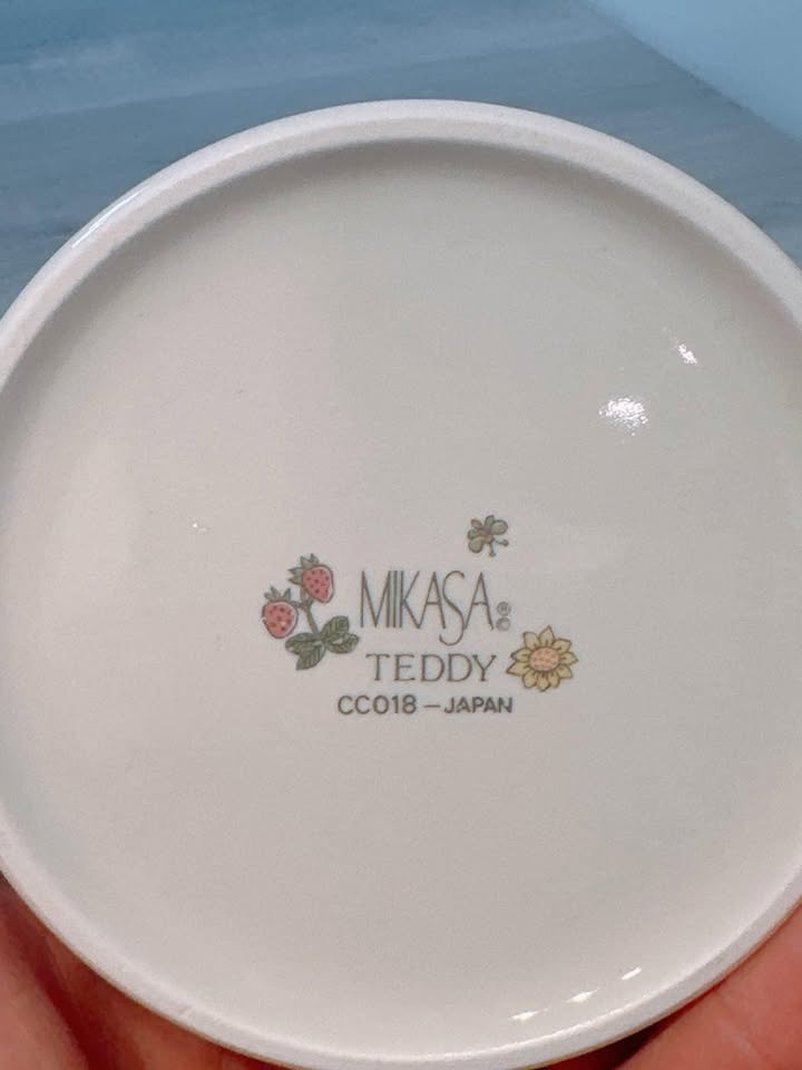 Vintage Mikasa Teddy Dinner Plate & Cup - photo 5