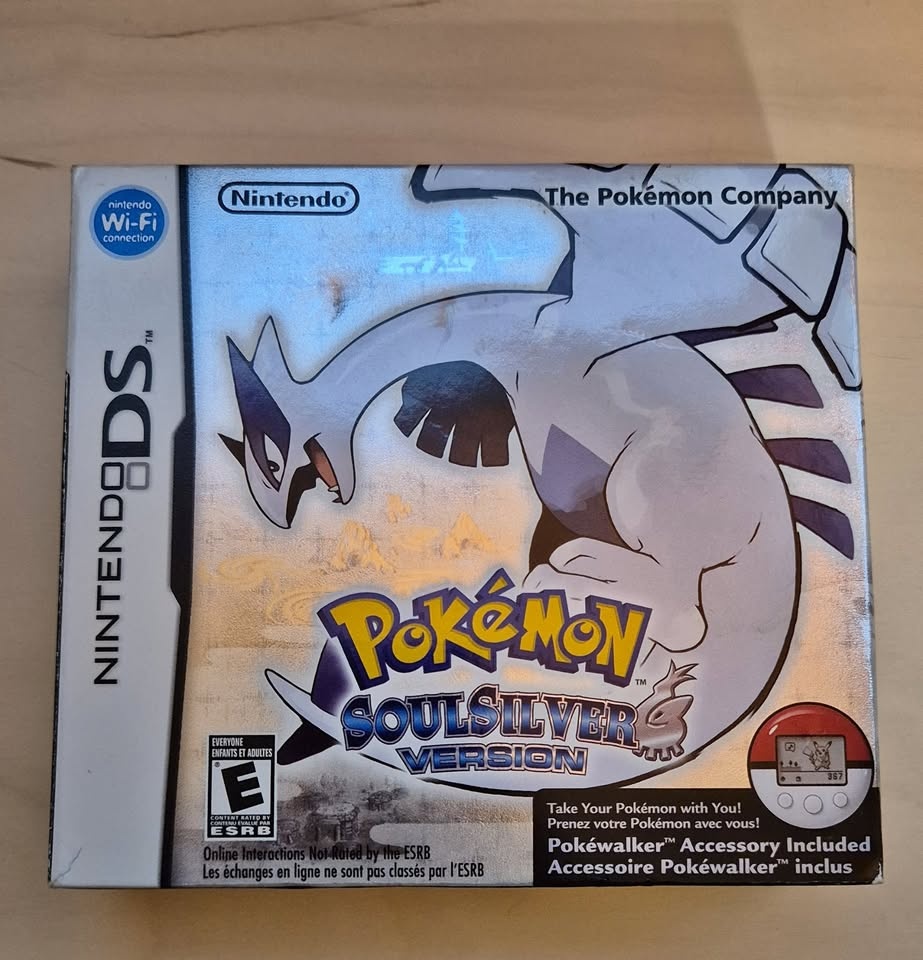 Pokemon Soul Silver with Box and contents NO POKEWALKER