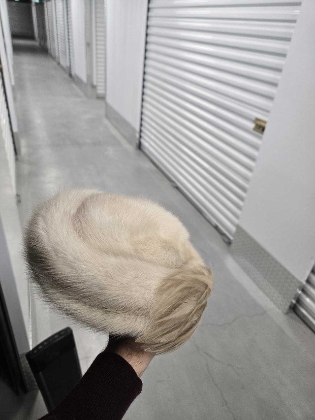 Mink fur hat