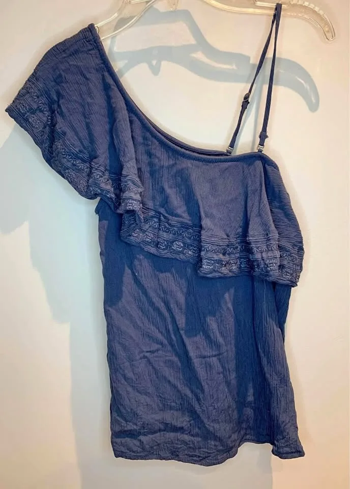 Abercrombie Blue Lace Tank Top
