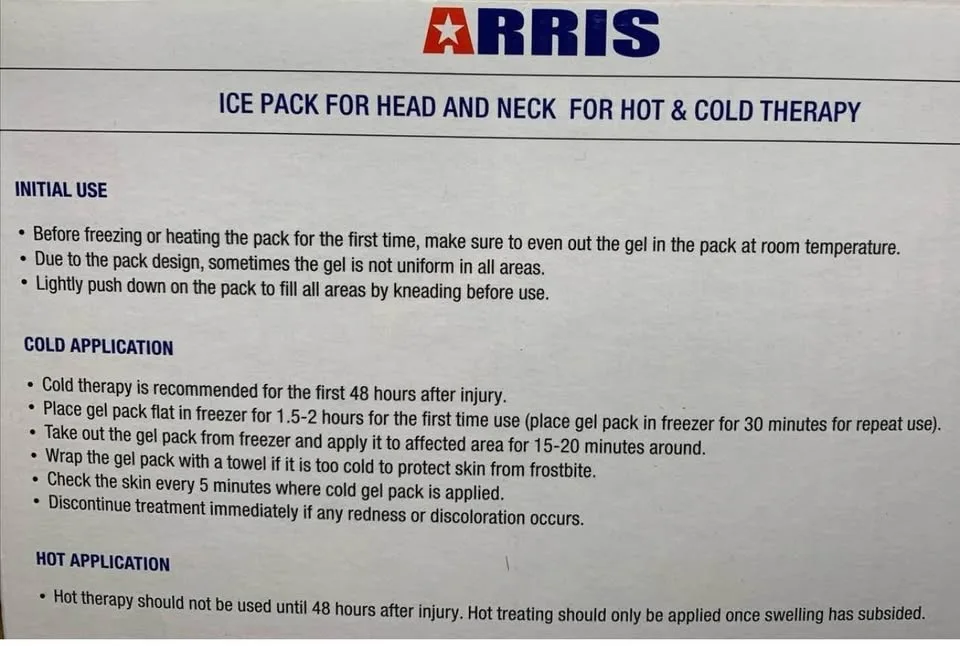 Arris Wearable Ice Pack for Migraine Headaches image indicator(7)