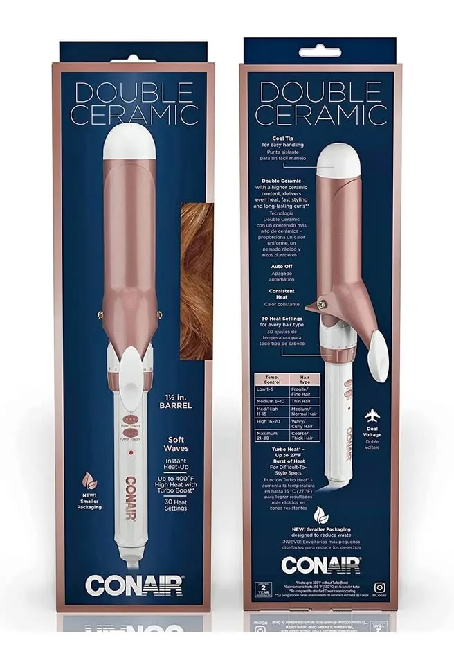 Conair Double Ceramic 1 1/2-Inch Curling Iron