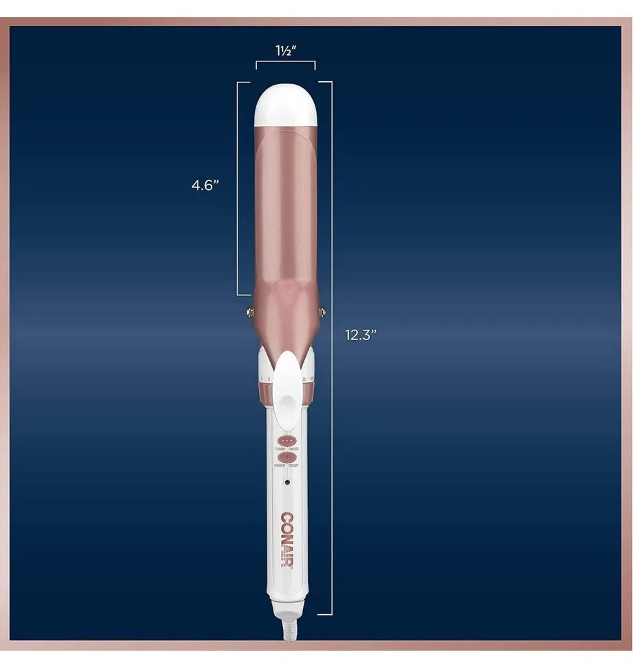 Conair Double Ceramic 1 1/2-Inch Curling Iron image indicator(6)