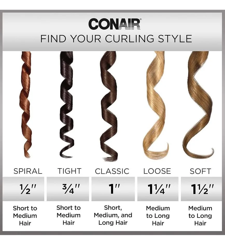 Conair Double Ceramic 1 1/2-Inch Curling Iron image indicator(7)