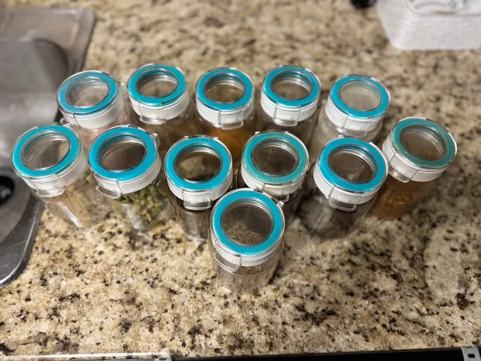 Food/ Spices storage box (450gms) - Set of 12 - Move out sale image indicator(2)