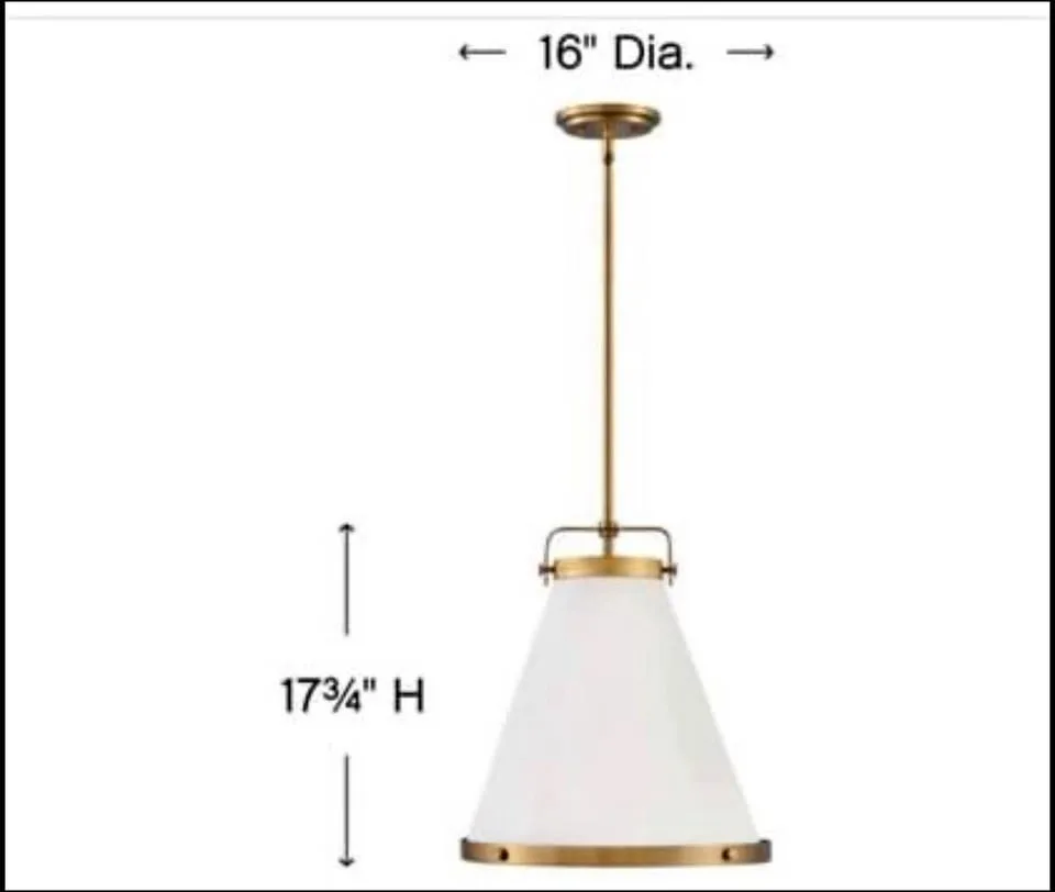 New in Box - Single Cone Pendant Light