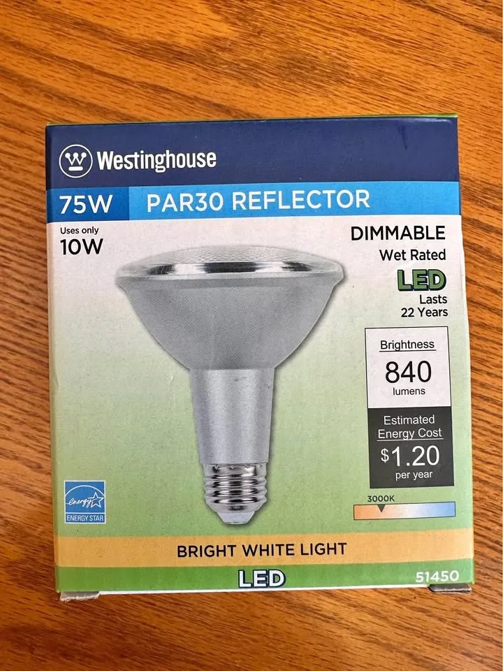 75watt Par30 Dimmable LED Reflector Bulb Wet Rated light bulb