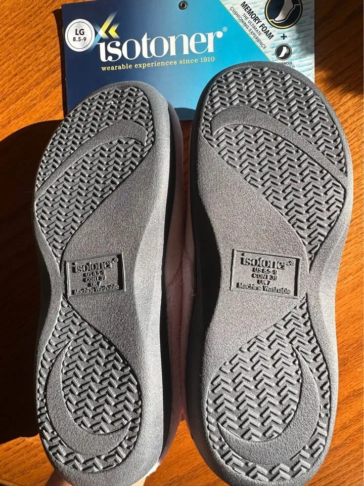 Memory foam indoor slippers size 8-8.5 image indicator(2)