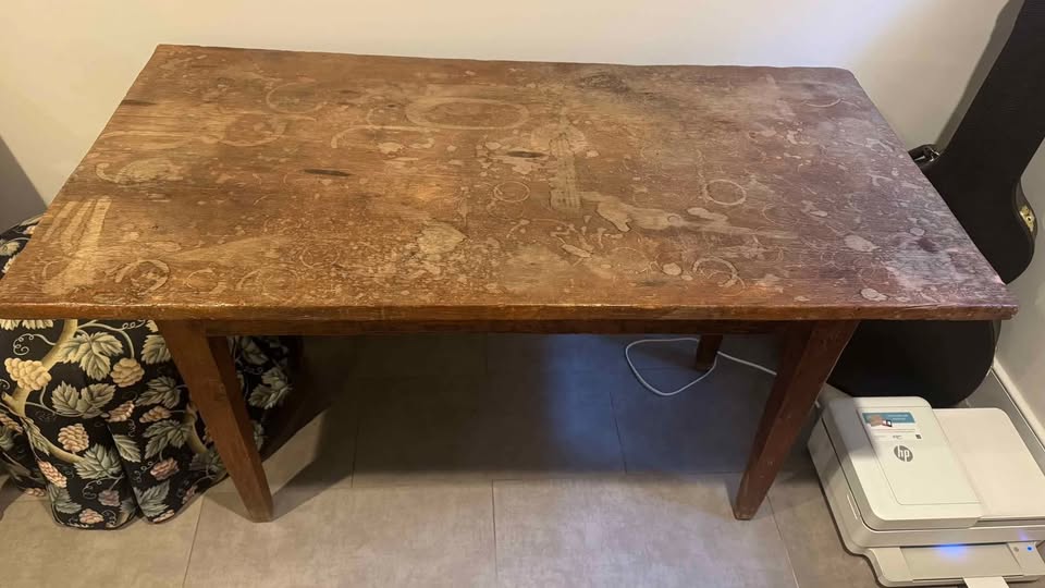 Antique Teak Wood Table - photo 3