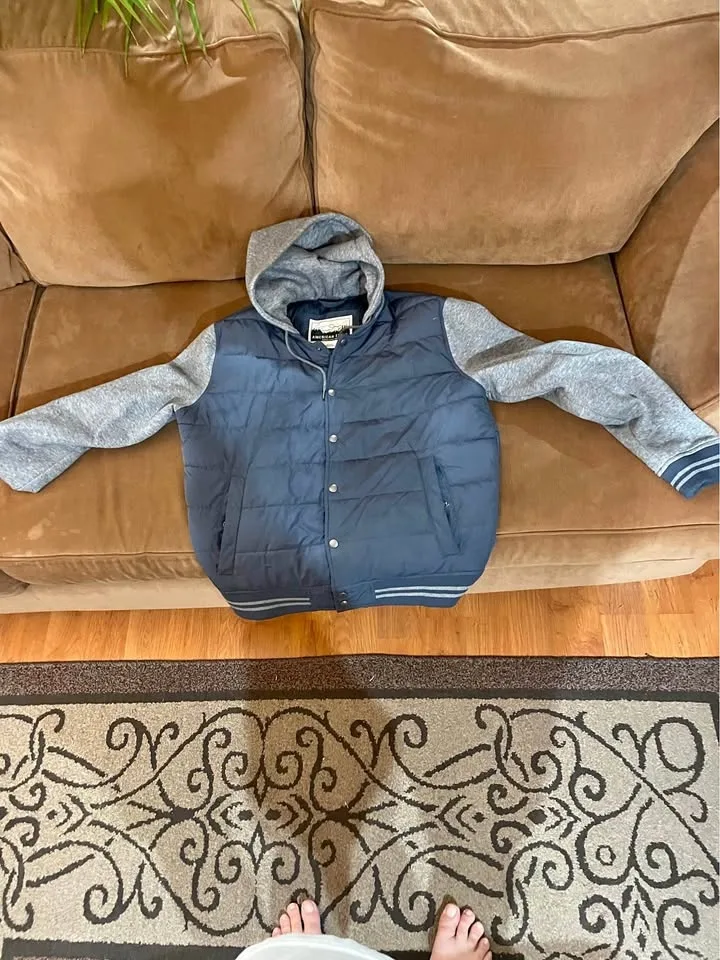 American Eagle boys hooded winter coat