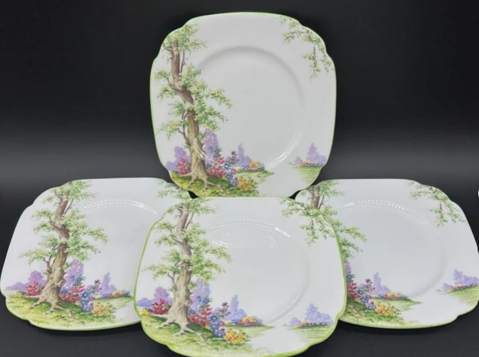 Royal Albert Greenwood Tree Vintage Dishes - photo 2