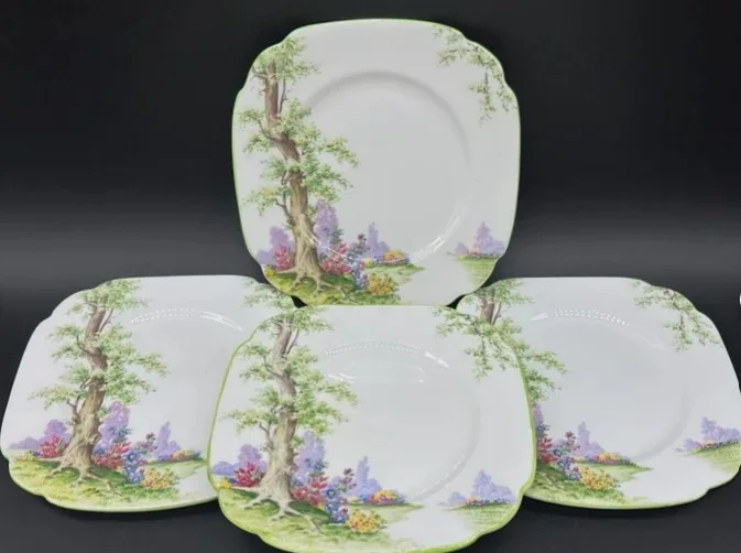 Royal Albert Greenwood Tree Vintage Dishes image indicator(2)
