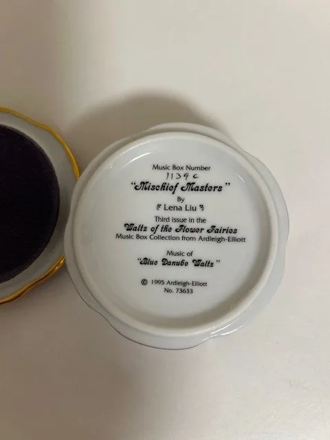 Music Trinket Box - Lena Liu Flower Fairies image indicator(2)