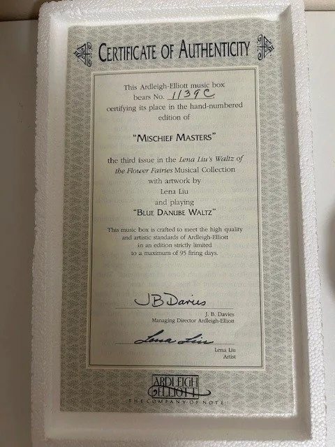 Music Trinket Box - Lena Liu Flower Fairies image indicator(3)