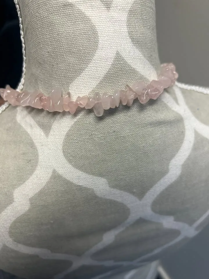 Rose Quartz Necklace – Natural Gemstone Jewelry image indicator(10)