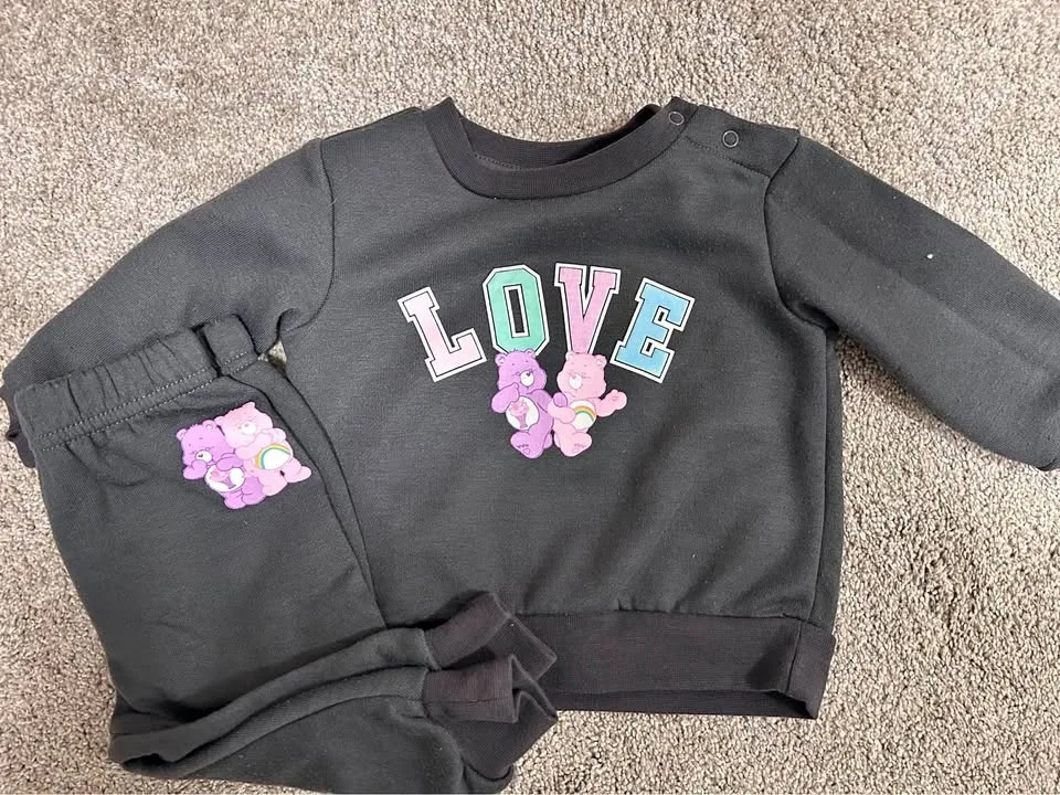 Baby Girl Care Bear sweat suit