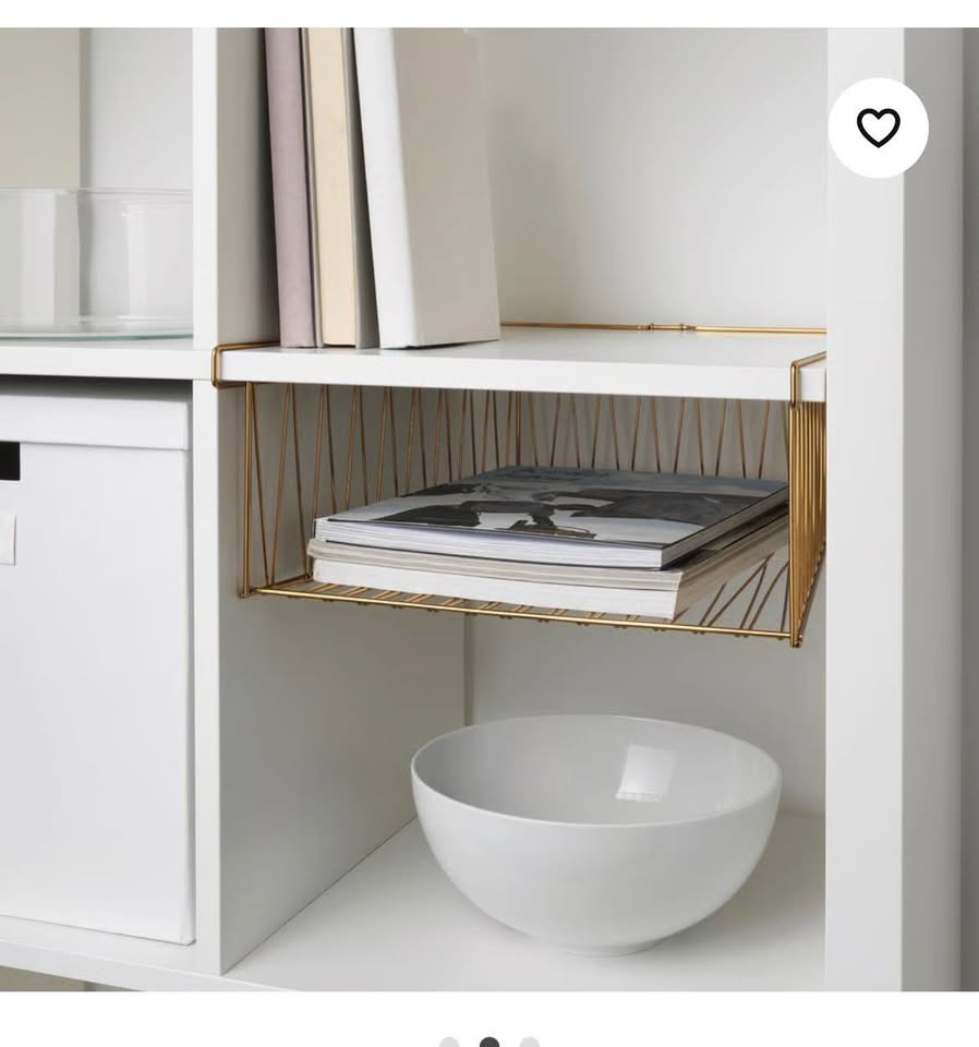 IKEA Kallax Gold Basket attachment - photo 2