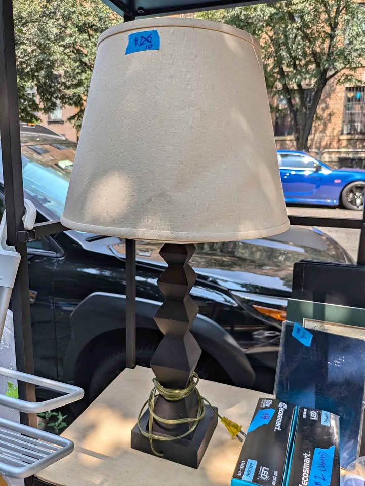 Vintage wooden lamp