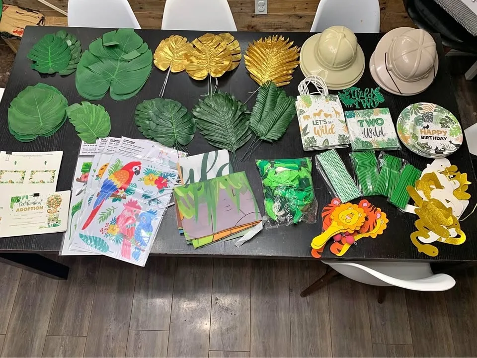 Two Wild Birthday Party Decor