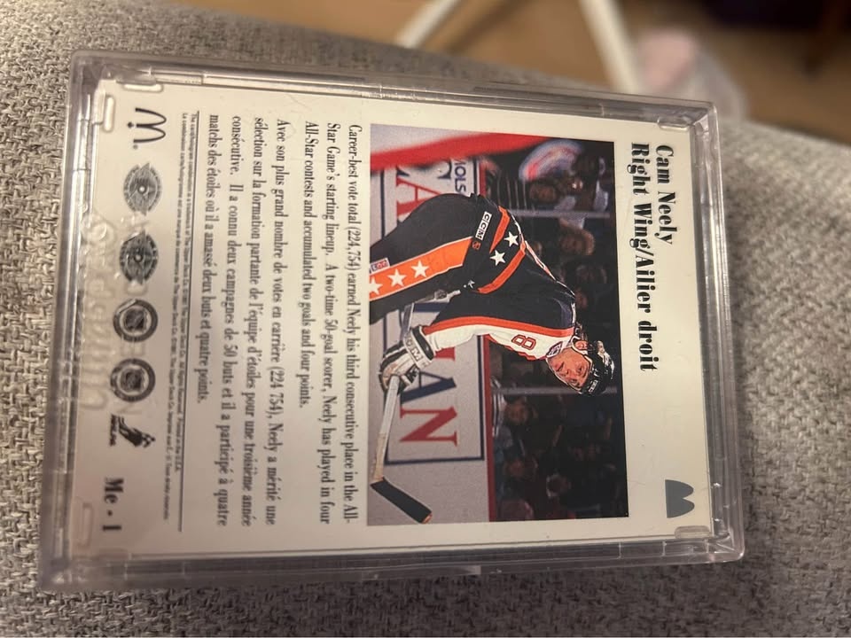 1991 McDonalds Upper Deck Hockey Cards - including Holograms - photo 3