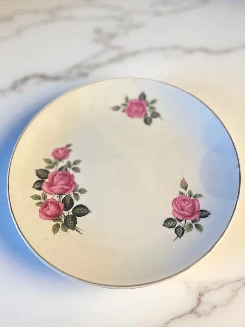 Vintage Porcelain Teacups and Plates; Empire England image indicator(7)