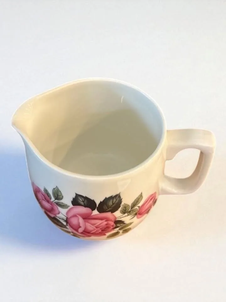 Vintage Floral Teapot and Creamer Jug; Carrigaline Pottery image indicator(6)