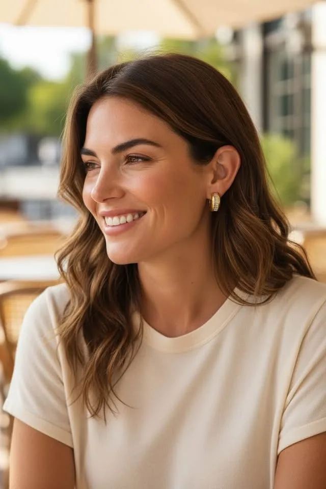 Vintage Ivana Trump Gold Toned Clip on Earrings image indicator(2)