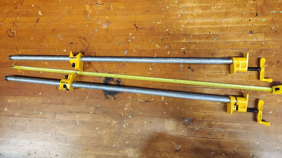 $50 each 4ft Dewalt Pipe Clamps - photo 4