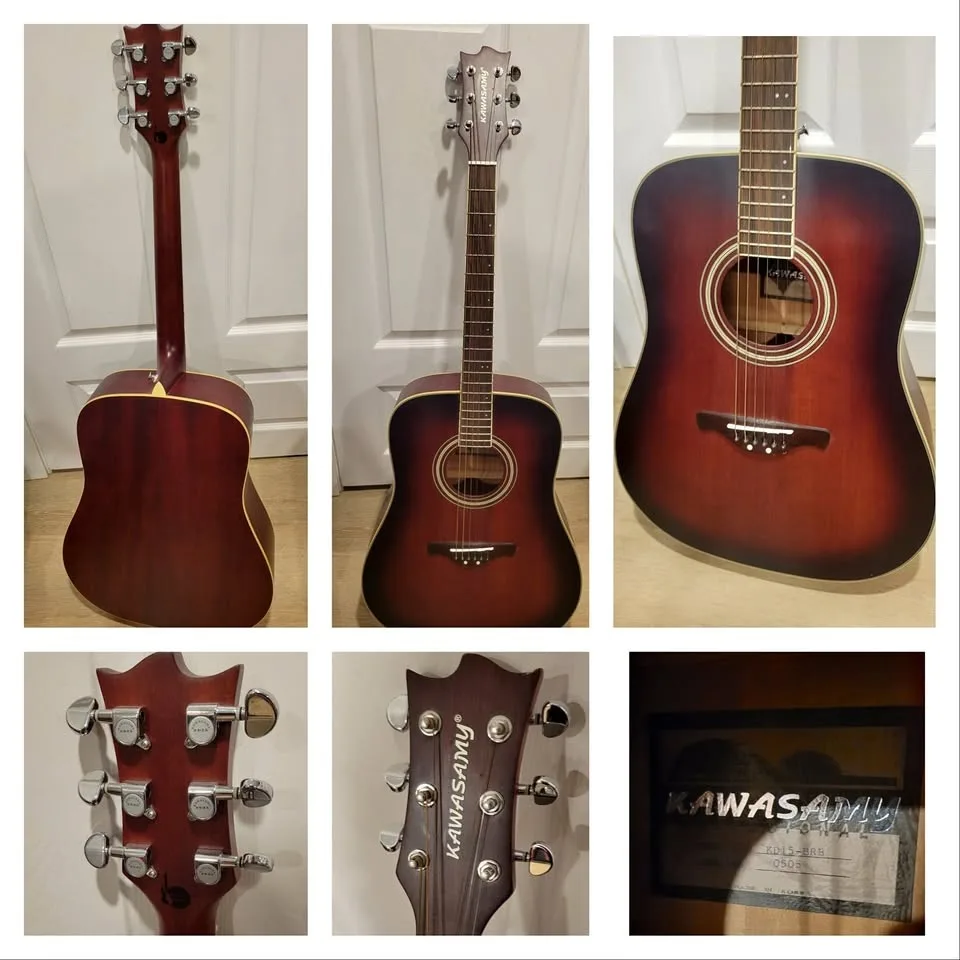 $180 Kawasamy Dreadnaught Acoustic Guitar