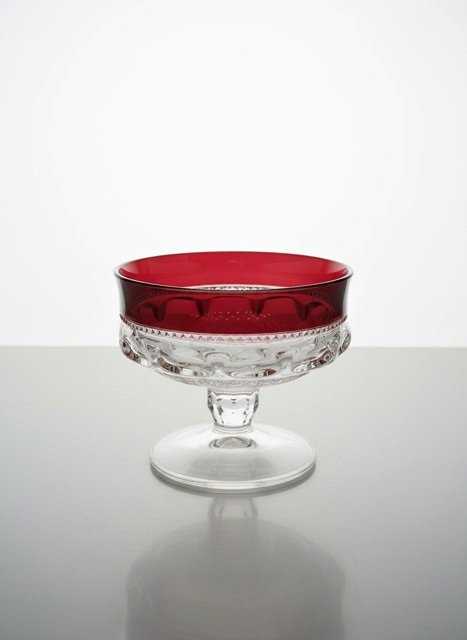 Ruby Stained EAPG Glassware Set - 16-Piece Vintage