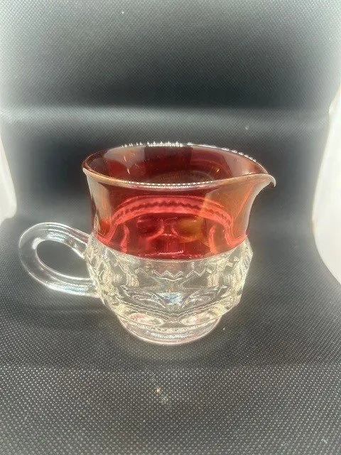 Ruby Stained EAPG Glassware Set - 16-Piece Vintage image indicator(3)