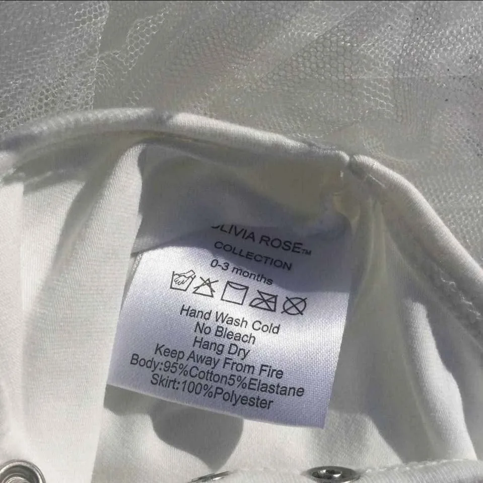 BNWT "My First Christmas" Tutu Onesie Dress 0-3 months image indicator(4)