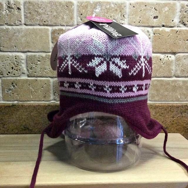 BNWT GIRLS’ KNIT HAT & MITTENS SET - 2-3X