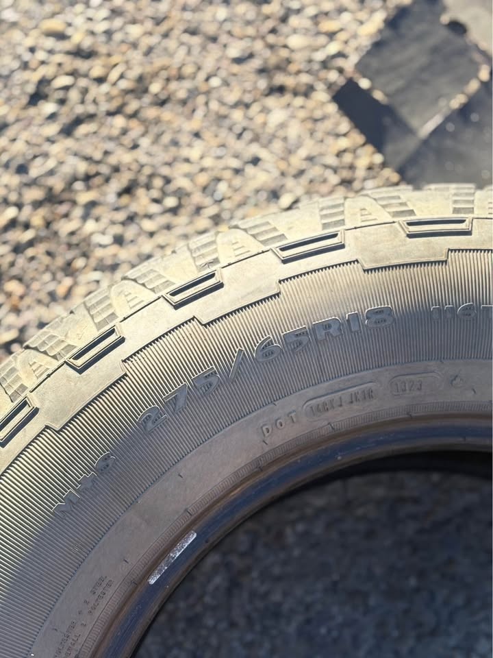 (4) Goodyear 275/65R18 M+S Tires - photo 4