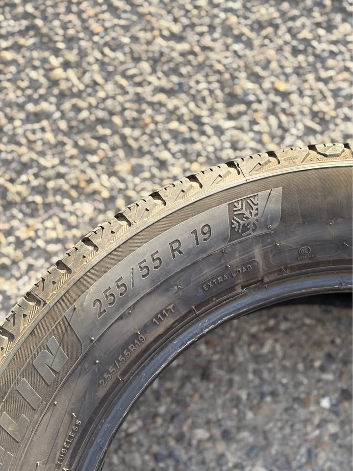 (2) Michelin 255/55R19 Winter Tires - photo 4
