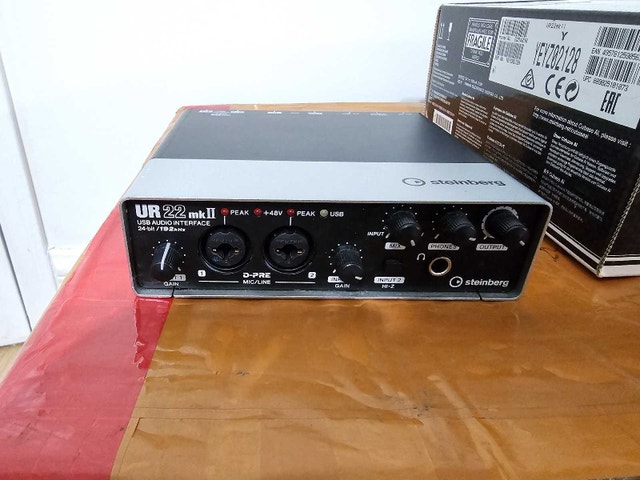 Steinberg UR22 mk2 USB audio Interface - photo 2