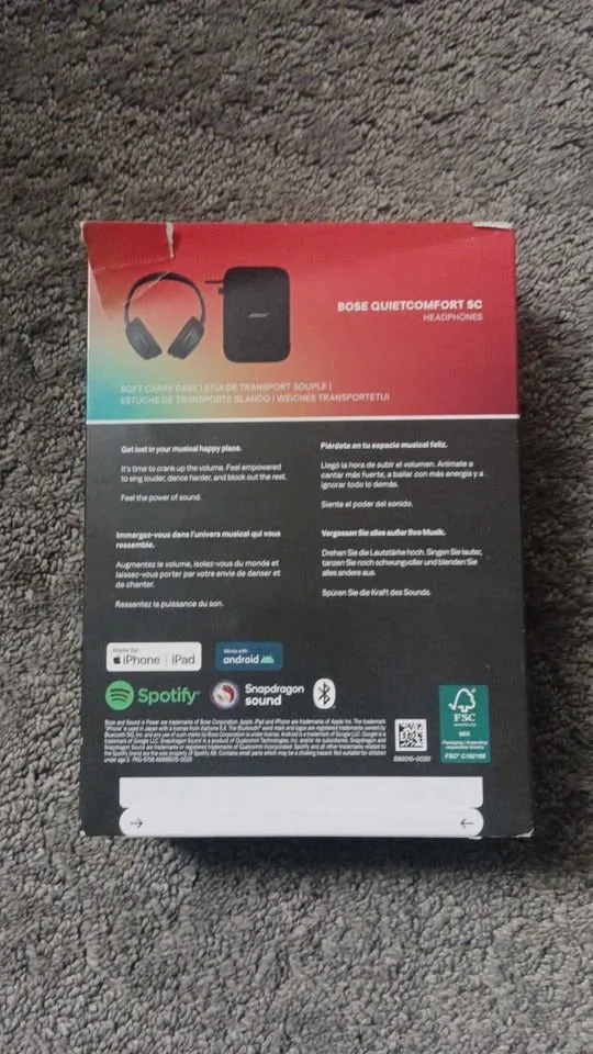 Bose Quiet comfort Sc BNIB image indicator(2)