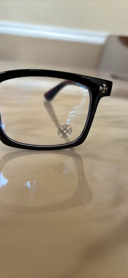 CHROME HEARTS GLASSES black and clear - photo 2