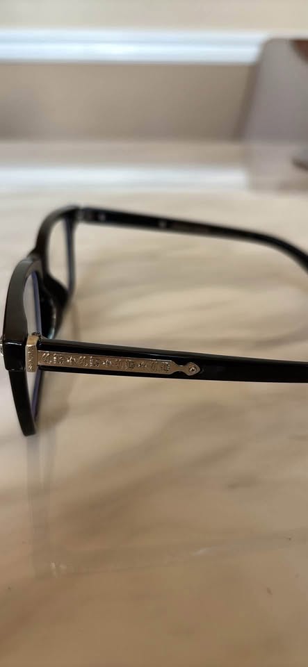 CHROME HEARTS GLASSES black and clear - photo 4