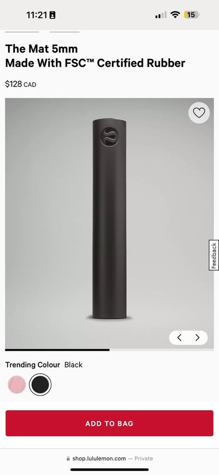 lululemon yoga mat 5mm - photo 2