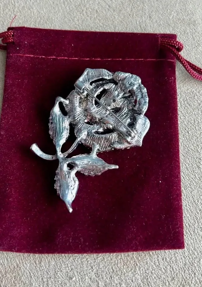 Purple Rose Brooch image indicator(2)