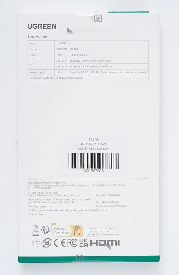 UGREEN USB C docking station 5 in 1 image indicator(9)