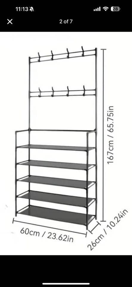 BNIB- Entryway Coat and shoe rack - photo 2