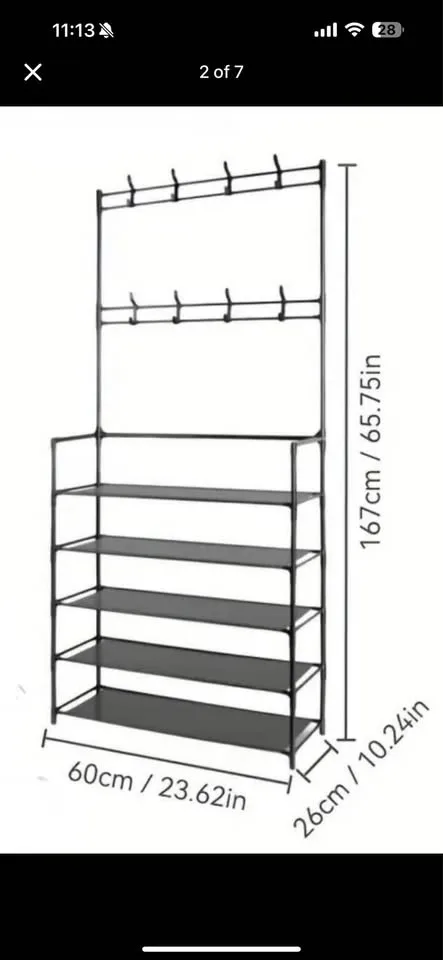 BNIB- Entryway Coat and shoe rack image indicator(2)
