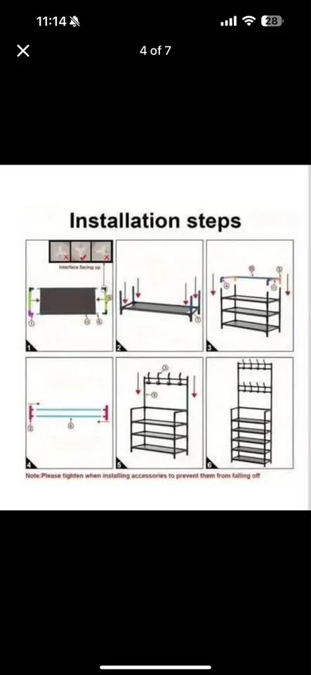 BNIB- Entryway Coat and shoe rack image indicator(3)