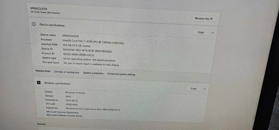 Computer Hp Z230 workstation image indicator(4)