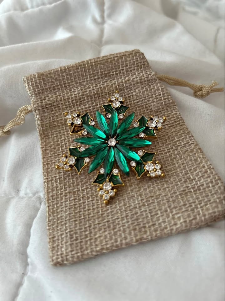 Snowflake brooch